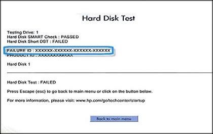 hp laptop hard drive test|hp hard drive error fix.